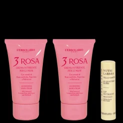 Crema Mani 3 Rosa e Nutrilabbra in omaggio