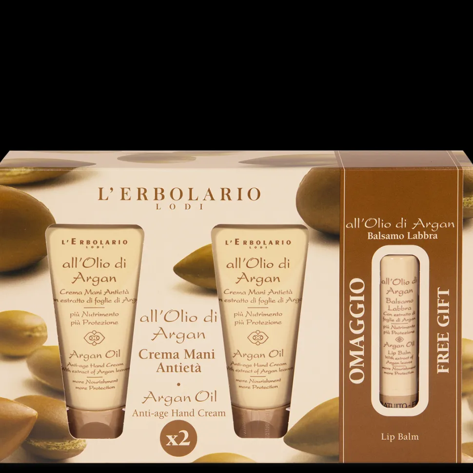 Crema Mani All'Olio di Argan e Balsamo Labbra in omaggio