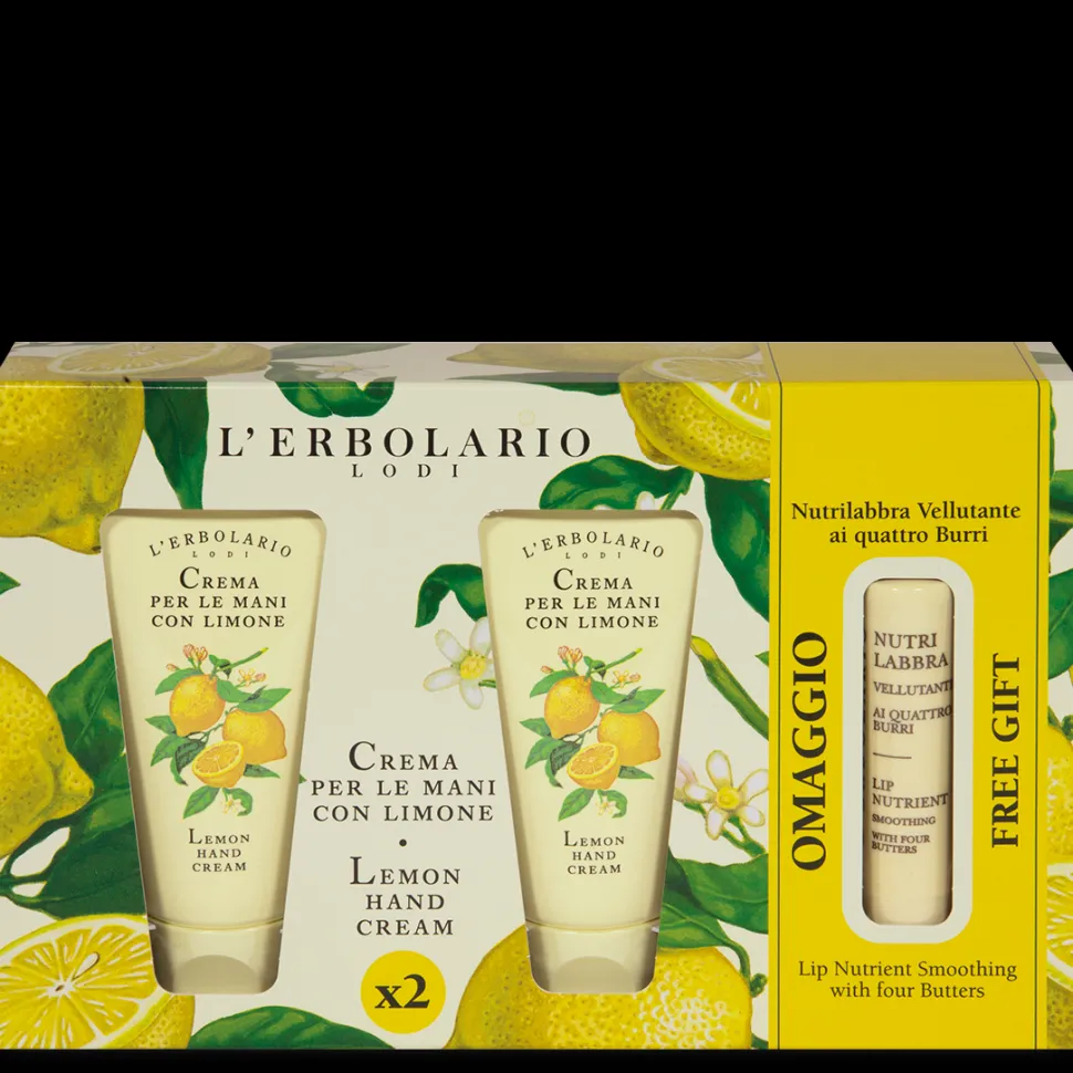 Crema Mani con Limone e Nutrilabbra in omaggio