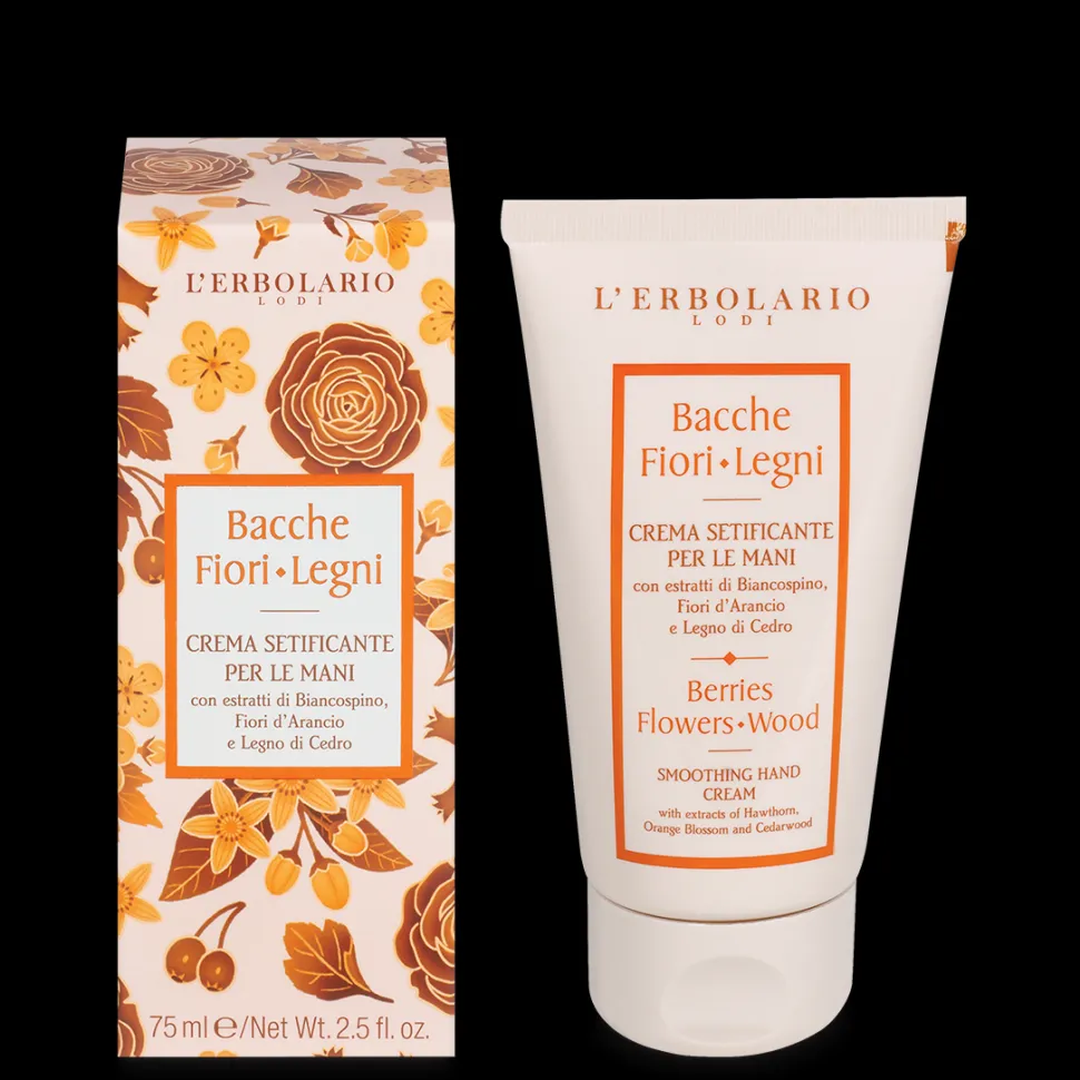 Crema Setificante per le Mani Bacche Fiori Legni