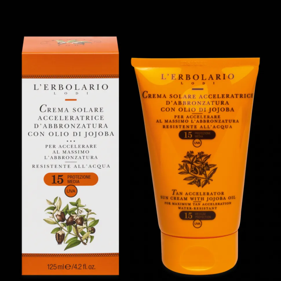 Crema Solare Corpo Acceleratrice d'Abbronzatura SPF 15