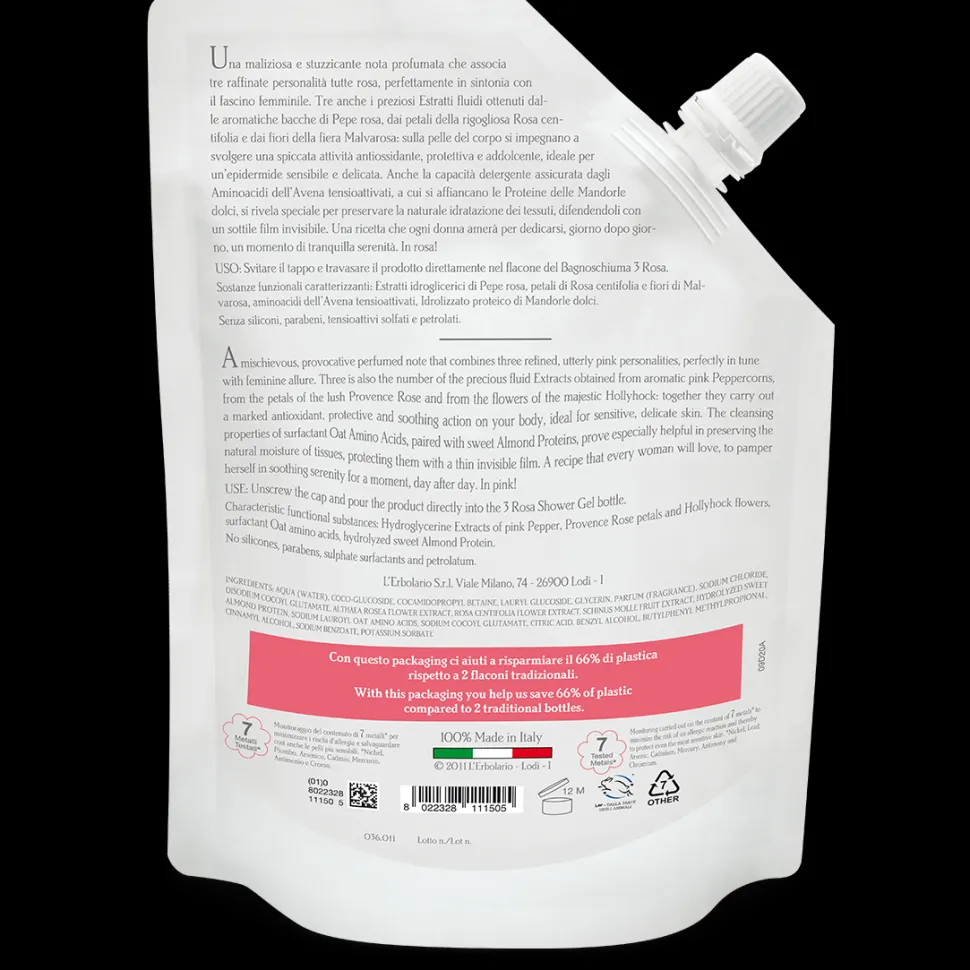 Ecoricarica Bagnoschiuma 3 Rosa