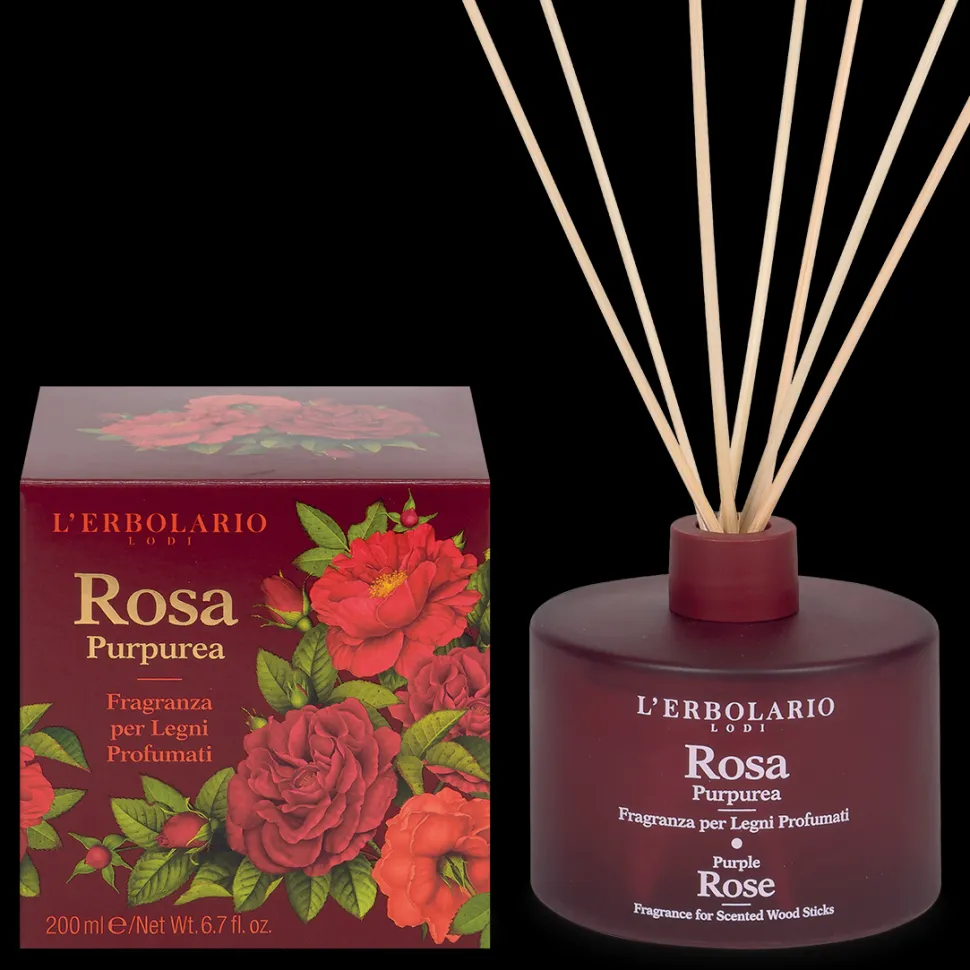 Fragranza per Legni Profumati Rosa Purpurea