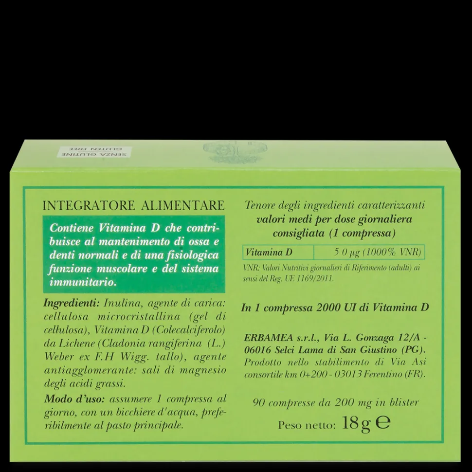 Integratore Vitamina D3 da Lichene