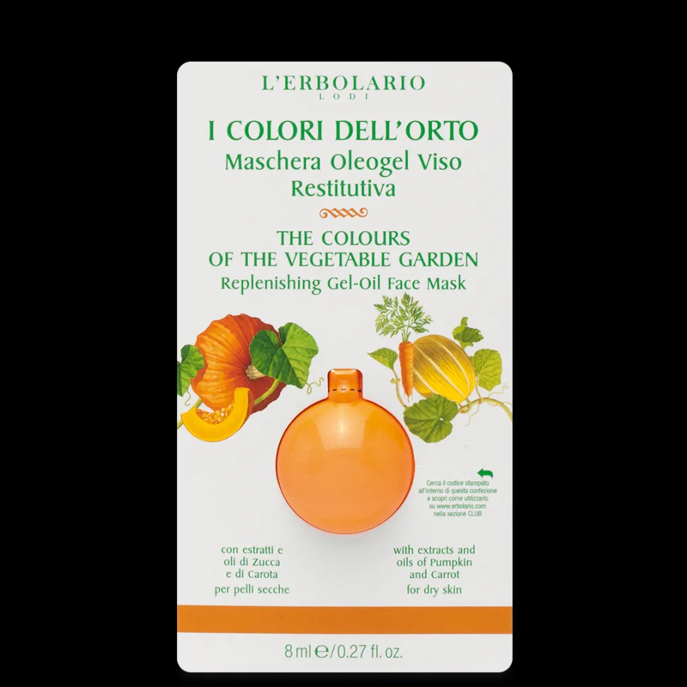 Maschera Oleogel Viso Restitutiva I Colori dell'Orto