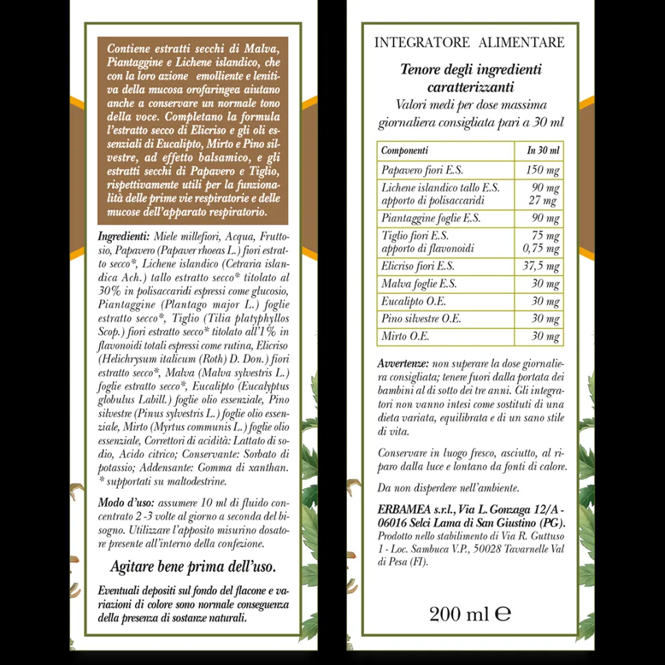 Sed-Tus Fluido Concentrato Balsamia