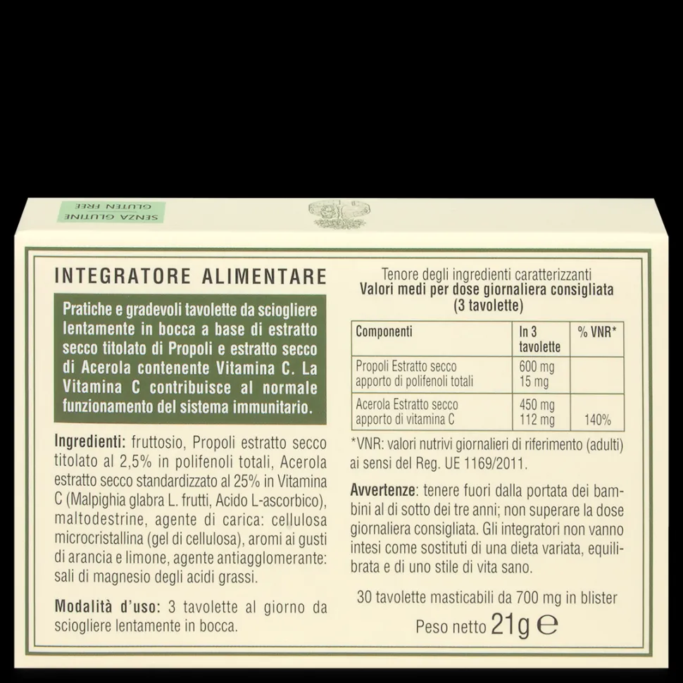 Tavolette masticabili Propoli Titolata