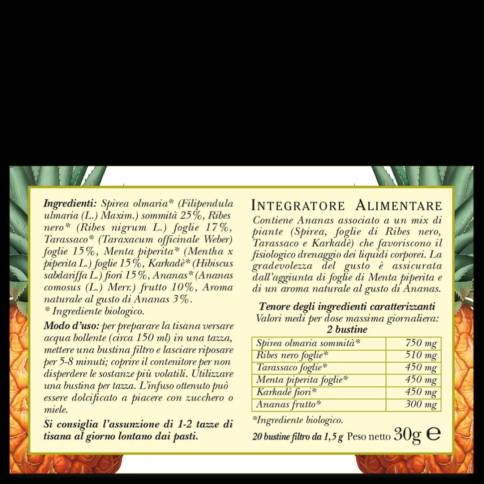 Tisana biologica Ananas Cell
